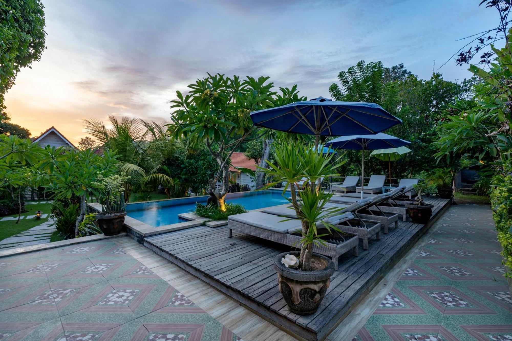 Le Biu Garden View Hotell Lembongan Exteriör bild
