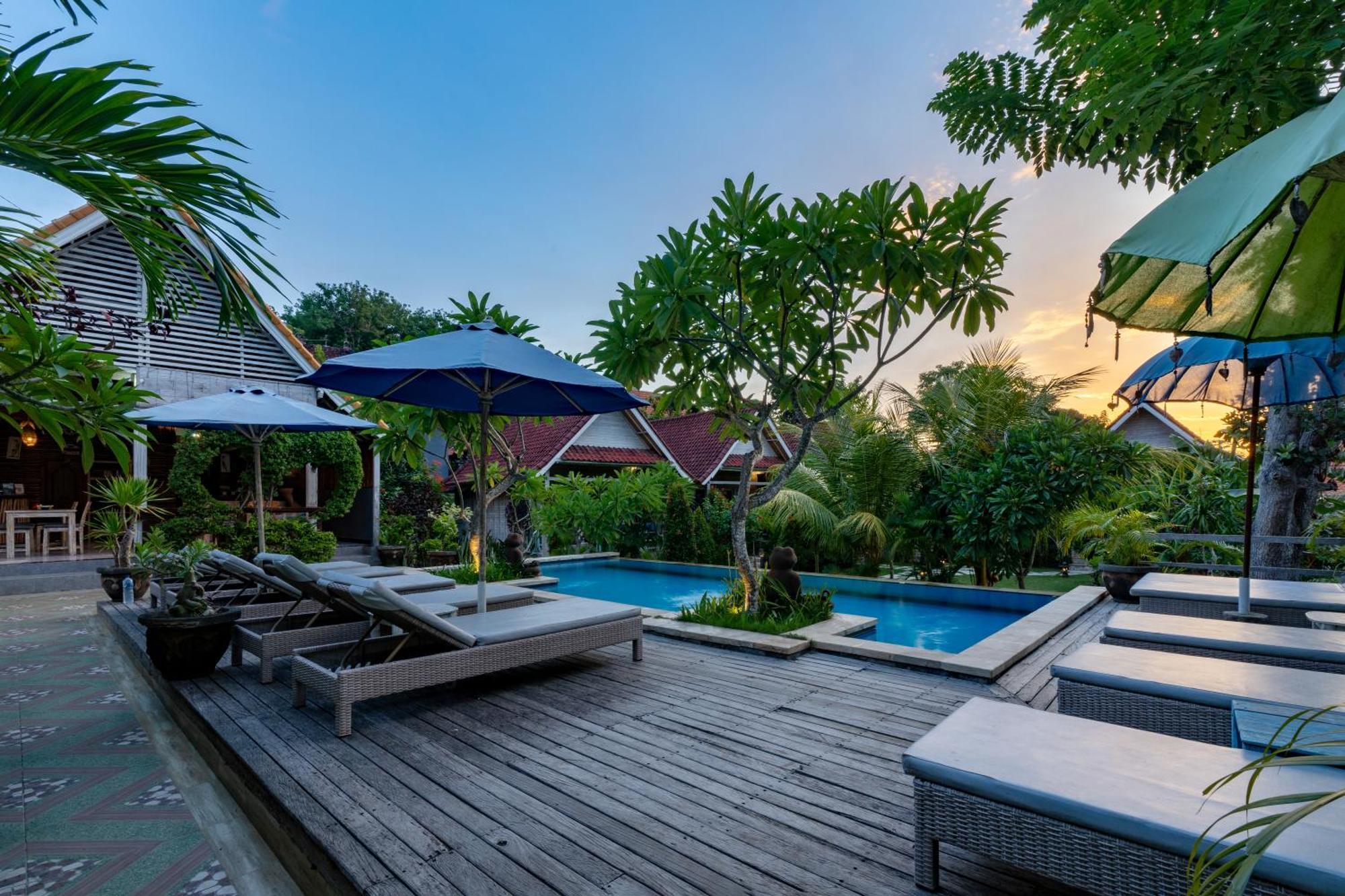Le Biu Garden View Hotell Lembongan Exteriör bild