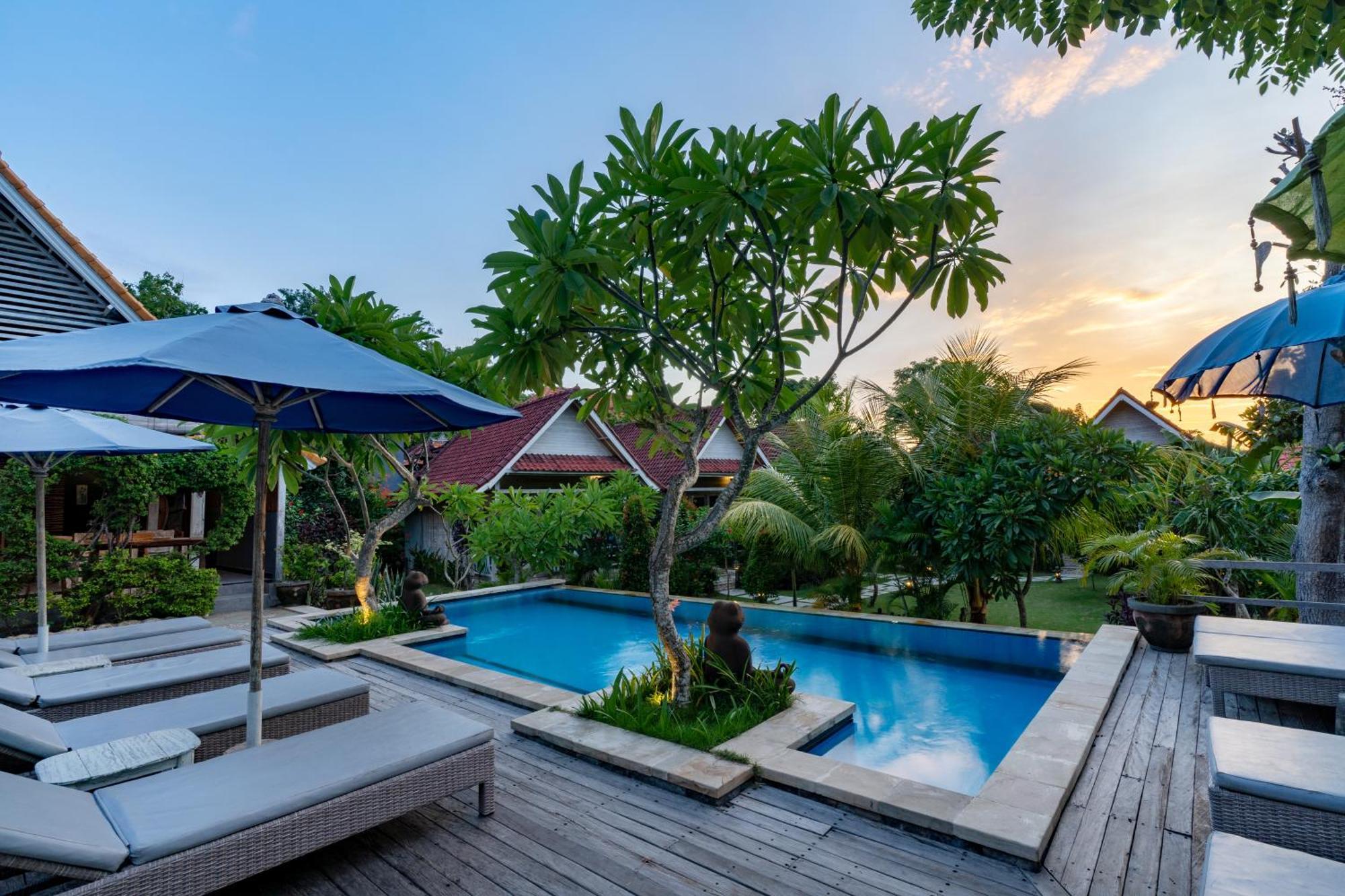 Le Biu Garden View Hotell Lembongan Exteriör bild