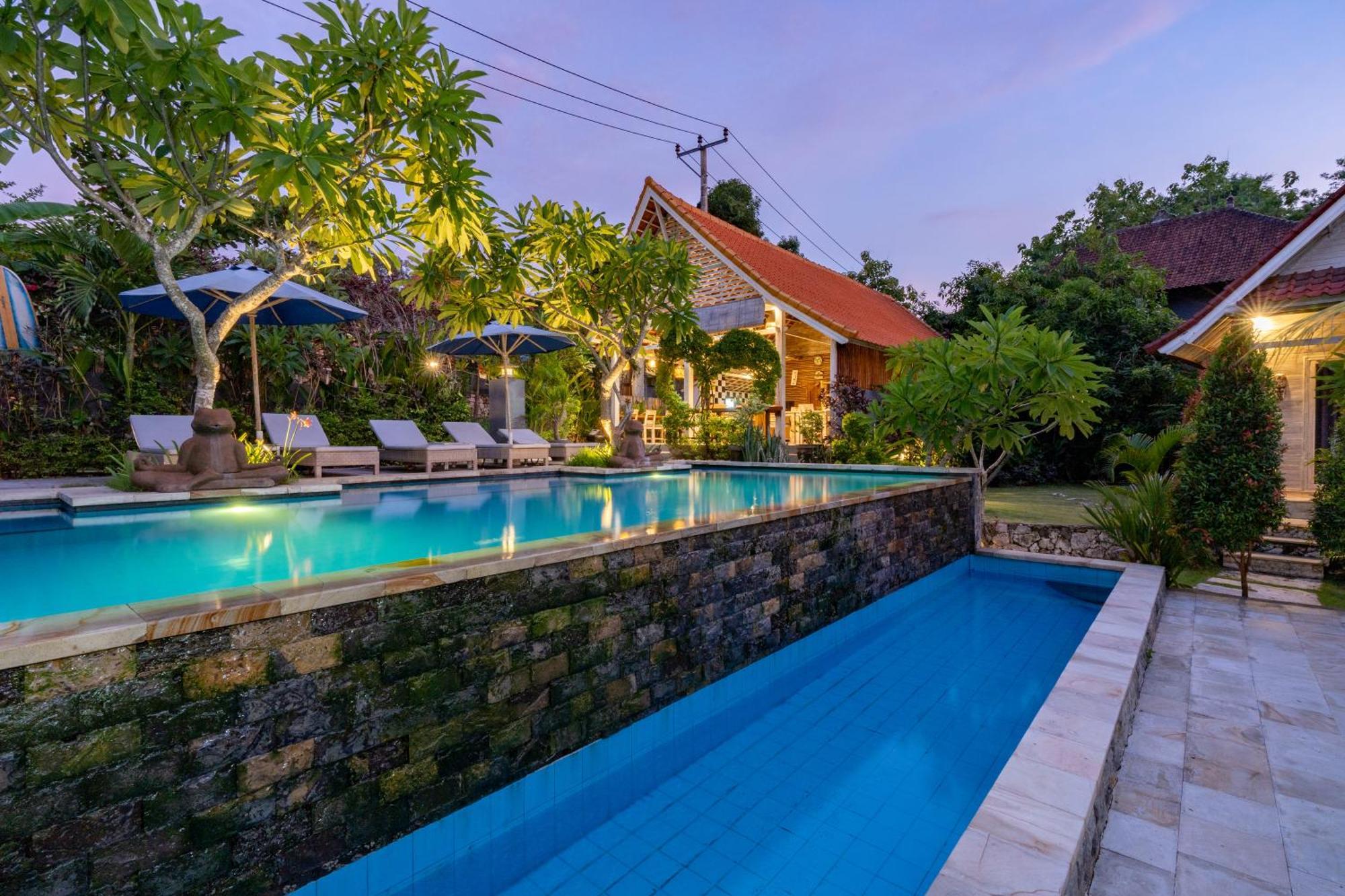 Le Biu Garden View Hotell Lembongan Exteriör bild