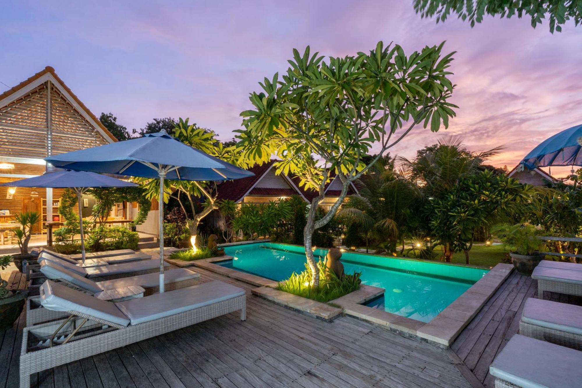 Le Biu Garden View Hotell Lembongan Exteriör bild
