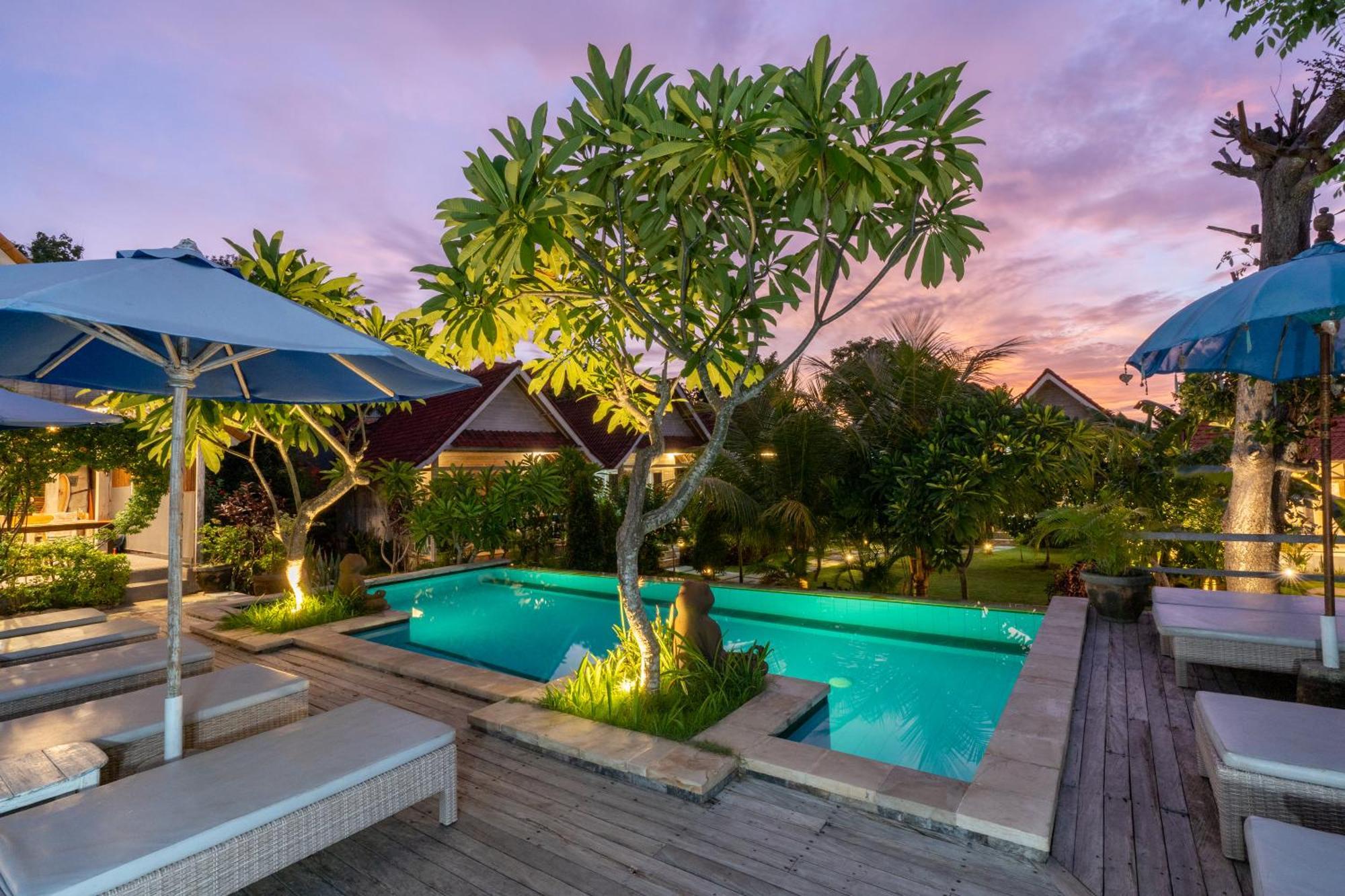 Le Biu Garden View Hotell Lembongan Exteriör bild